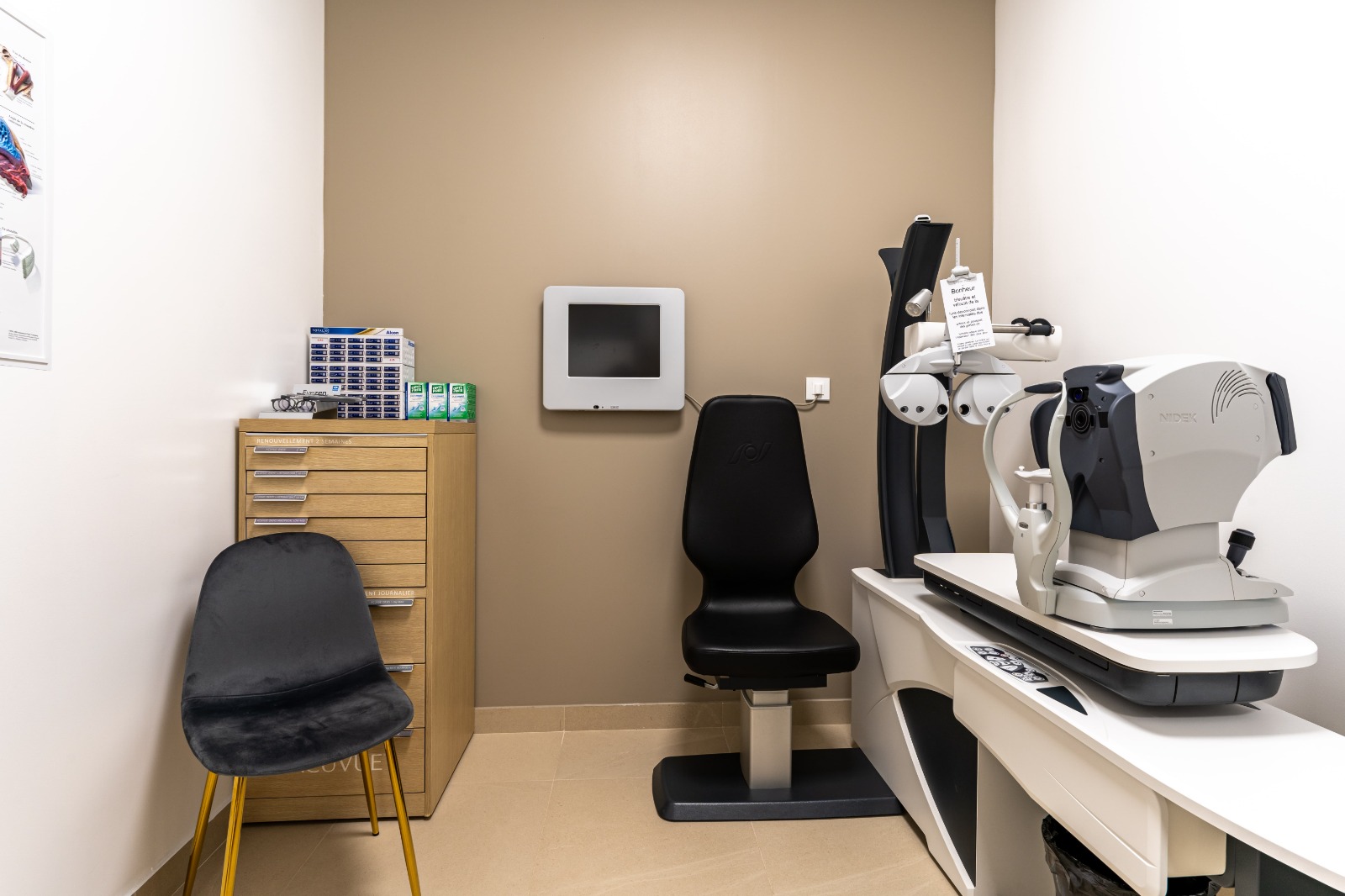 Accueil du centre ophtalmologique à Annecy